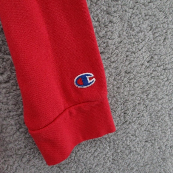 VINTAGE Champion y2k Georgia Bulldogs UGA Hoodie Adult Medium Red Black Football - Picture 4 of 15